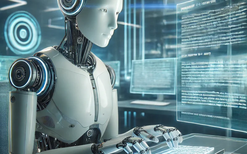 DALL·E-2025-02-17-20.47.48-A-futuristic-digital-scene-of-a-robot-typing-on-a-computer-creating-a-story.-The-robot-is-sleek-humanoid-and-has-a-neutral-expression.-The-setting--r1nu78atmpgipbk5sj5au9g5tu5uohnnb1pd16udu0 Home V2